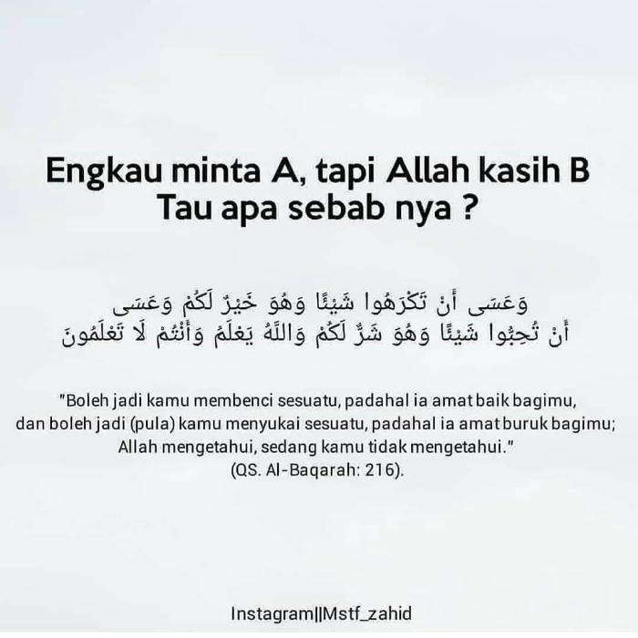 allah itu tergantung prasangka hambanya