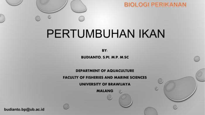 fungsi temperatur dalam budidaya ikan