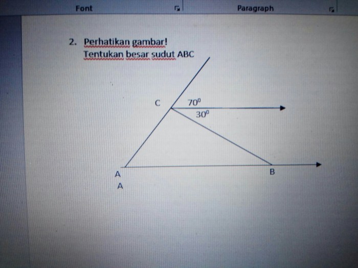 sudut besar tentukan