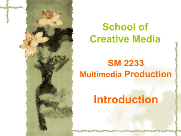 multimedia content production adalah