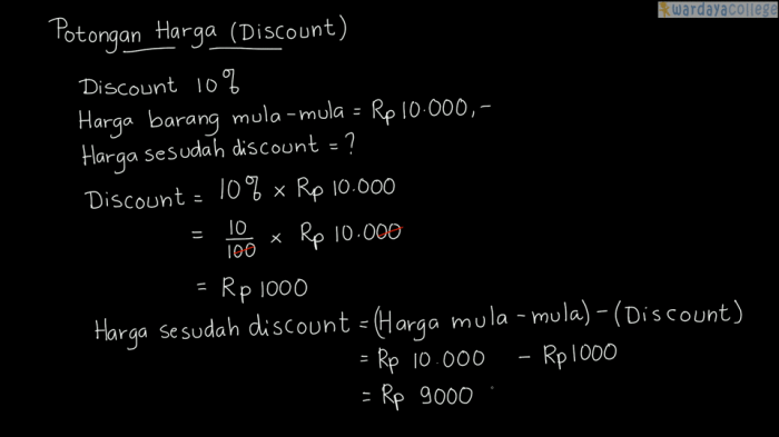 contoh soal diskon kelas 7 terbaru