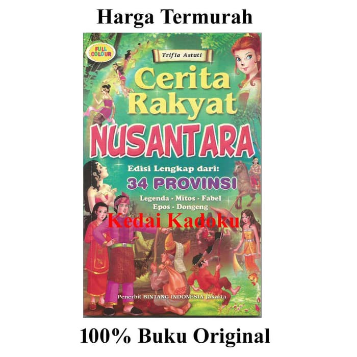 buku cerita timun rakyat legenda kartun hhk tengah bukukita brigitta yevi gramedia keren lapak