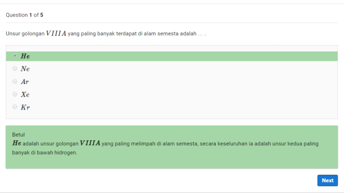 soal sistem periodik unsur