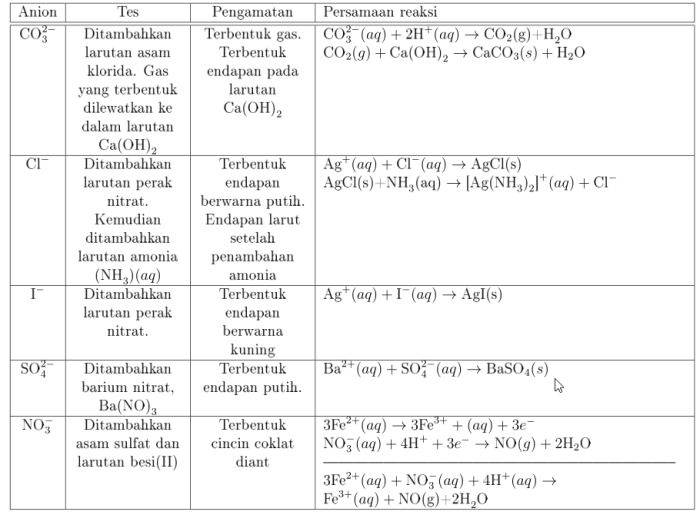 kation dan anion lengkap