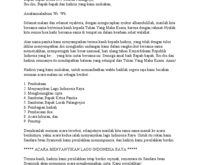 teks protokol bahasa sunda