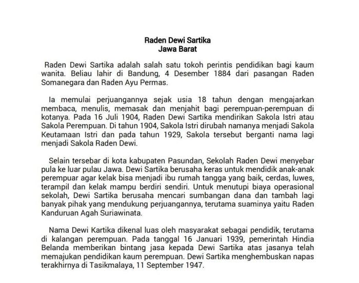 contoh biografi tentang ibu