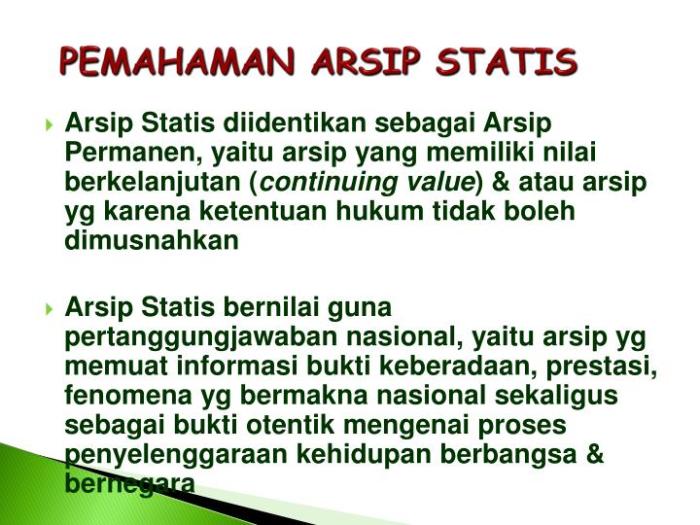 arsip dinamis jenis ketahui kenali