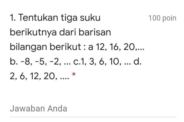 deret bertingkat rumus baris aritmatika barisan suku matematika menentukan