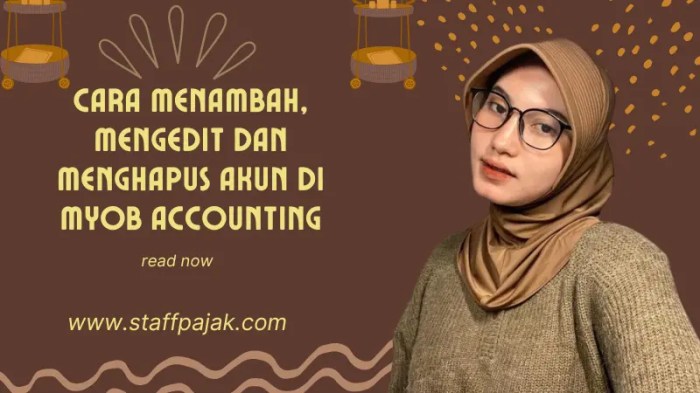 cara menghapus akun di myob terbaru