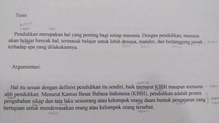 contoh kalimat opini tentang kesehatan terbaru