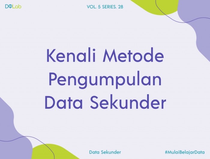 metode pengumpulan data sekunder