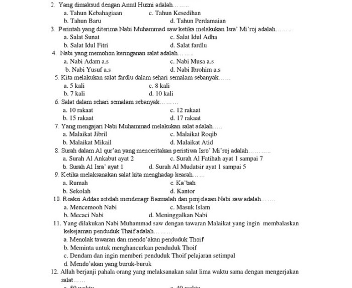 soal ski kls 9 semester 1 terbaru