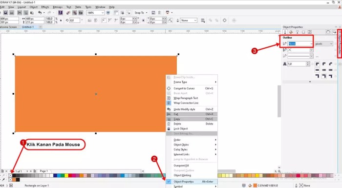 cara menghapus di coreldraw terbaru