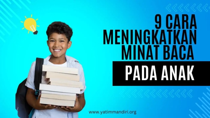 meningkatkan minat baca anak membaca bukan sekedar