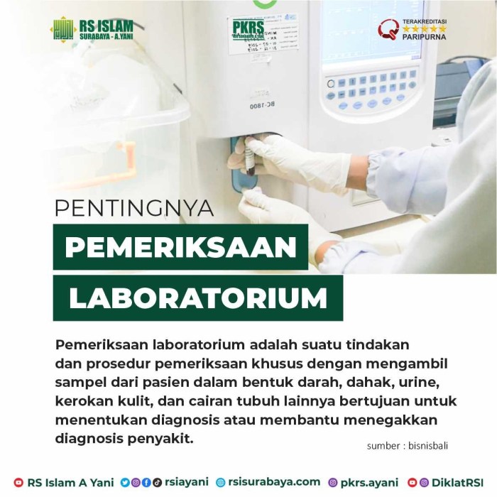 Pada suatu pemeriksaan laboratorium diuji