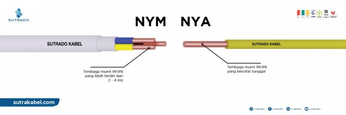 nym kabel nyy perbedaan nya