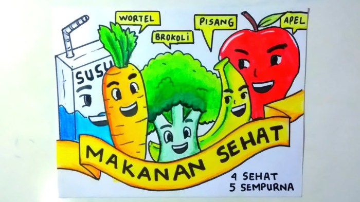 gambar iklan tentang makanan sehat terbaru