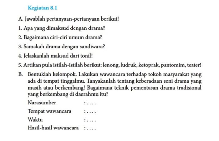 kegiatan 8.3 bahasa indonesia kelas 8