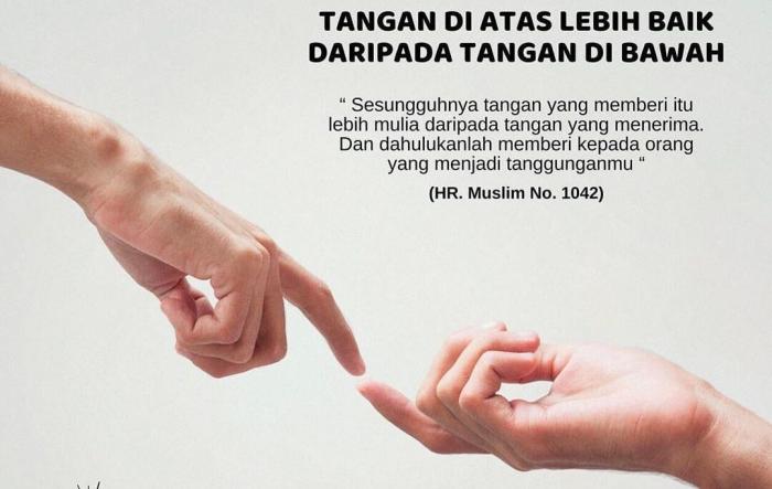 lebih baik memberi daripada menerima