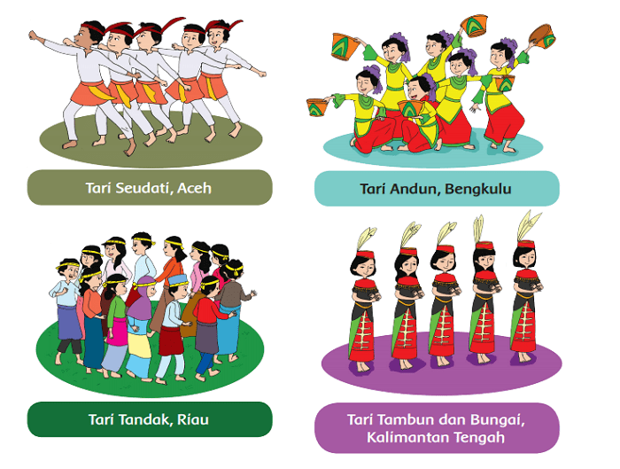 pola lantai tari ratoh jaroe terbaru