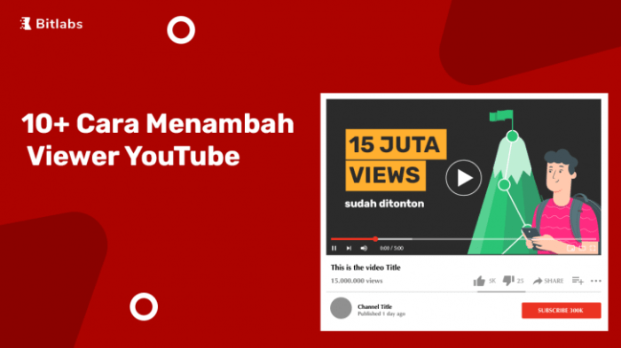 cara menambah viewer youtube terbaru