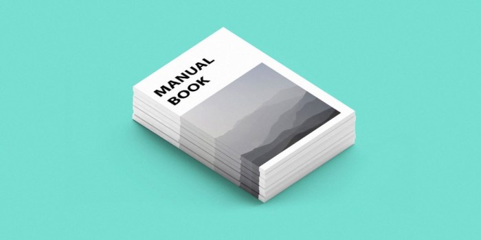 contoh manual book mesin terbaru