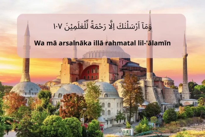 Ayat wama arsalnaka illa rahmatan lil alamin