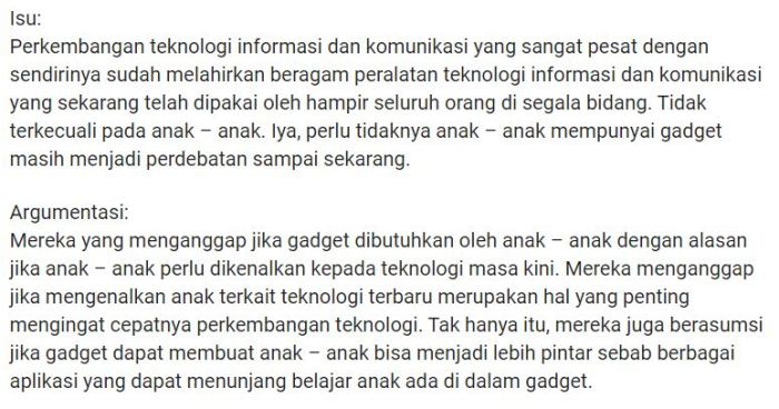 kontra dn teks tujuan debat unsur ciri pengertian