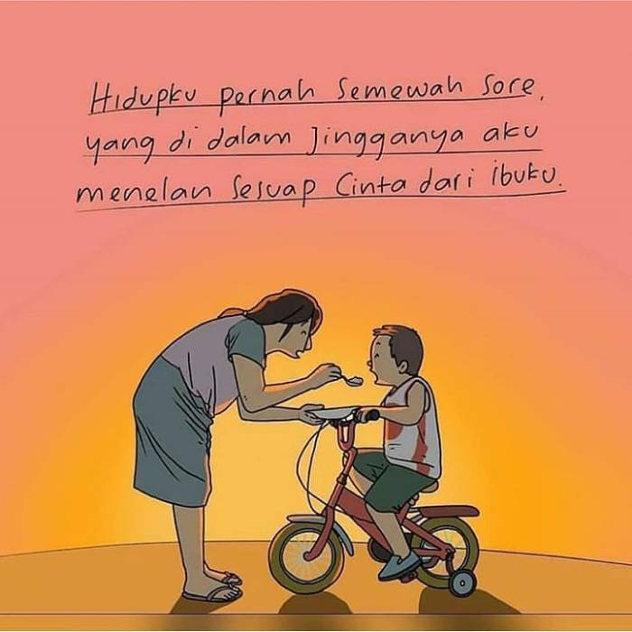 aku rindu ibu bahasa inggris