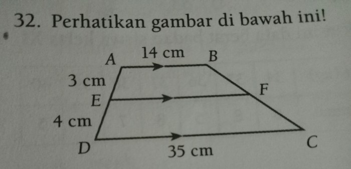 pada gambar dibawah panjang ef adalah terbaru