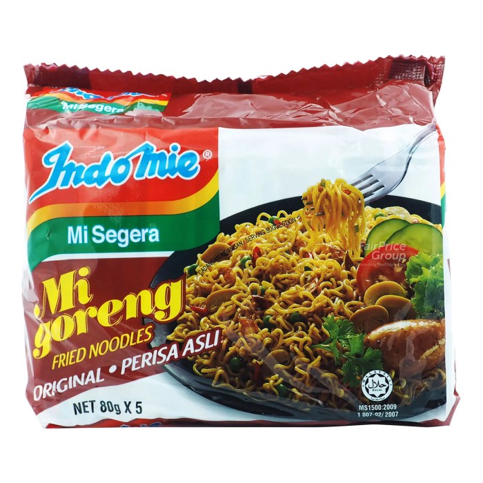 indomie goreng mi noodles fried woolworths 85g back