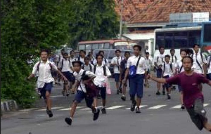 tawuran pelajar antar