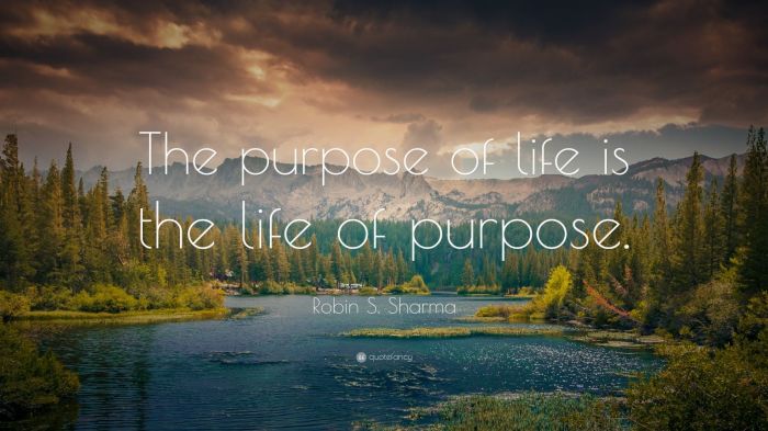 life purpose quote sharma robin quotes quotefancy inspirational