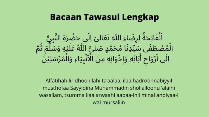 bacaan tawasul ala hadiniyah