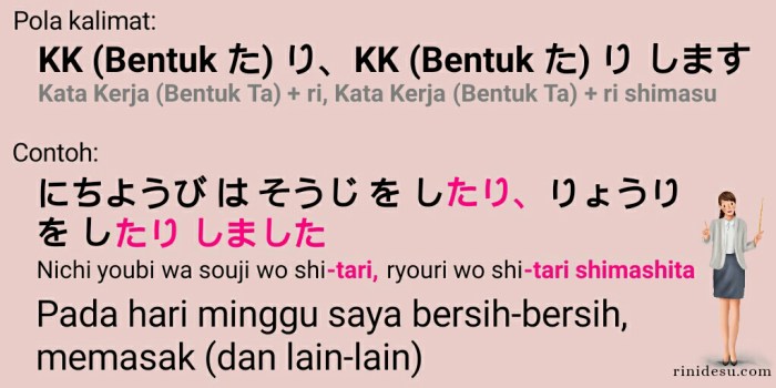 contoh kalimat bahasa jepang