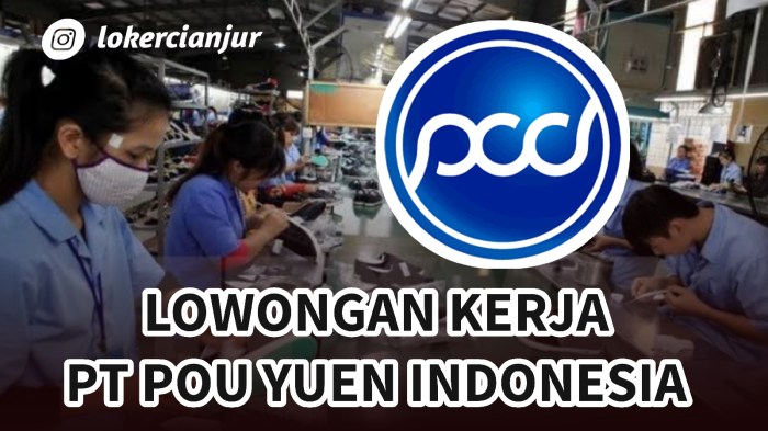 gaji pt pou yuen cianjur terbaru