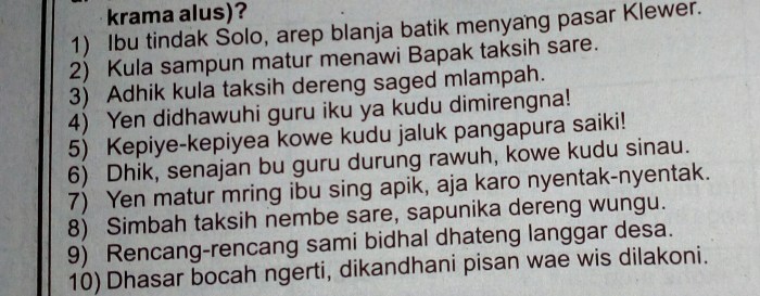 tembung seneng kosok baline terbaru