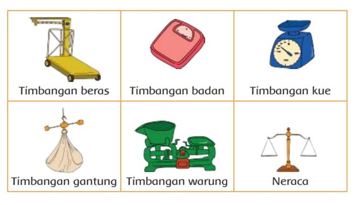 apa nama dari anak timbangan