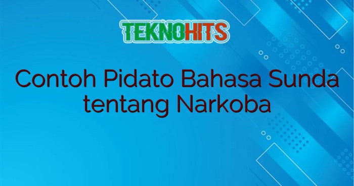 pidato bahasa sunda tentang narkoba terbaru