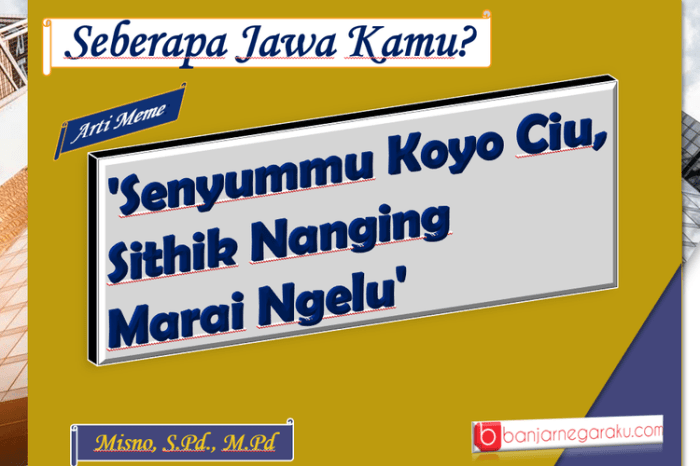 ngelu artinya bahasa jawa