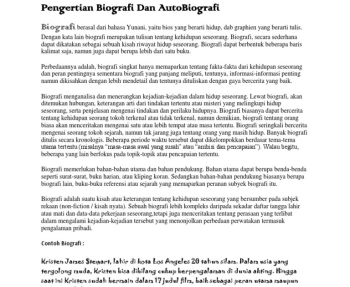 contoh judul autobiografi diri sendiri terbaru