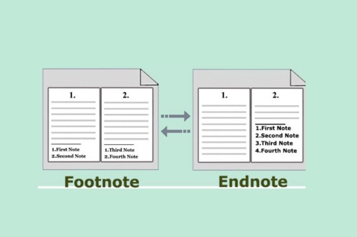 perbedaan footnote dan endnote terbaru