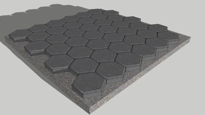 ukuran paving block segi 6 terbaru