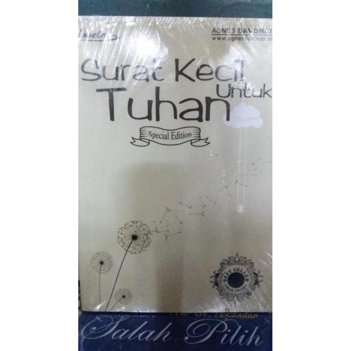 ringkasan novel surat kecil untuk tuhan