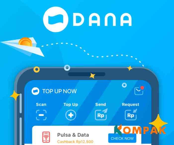 top up dana di konter pulsa