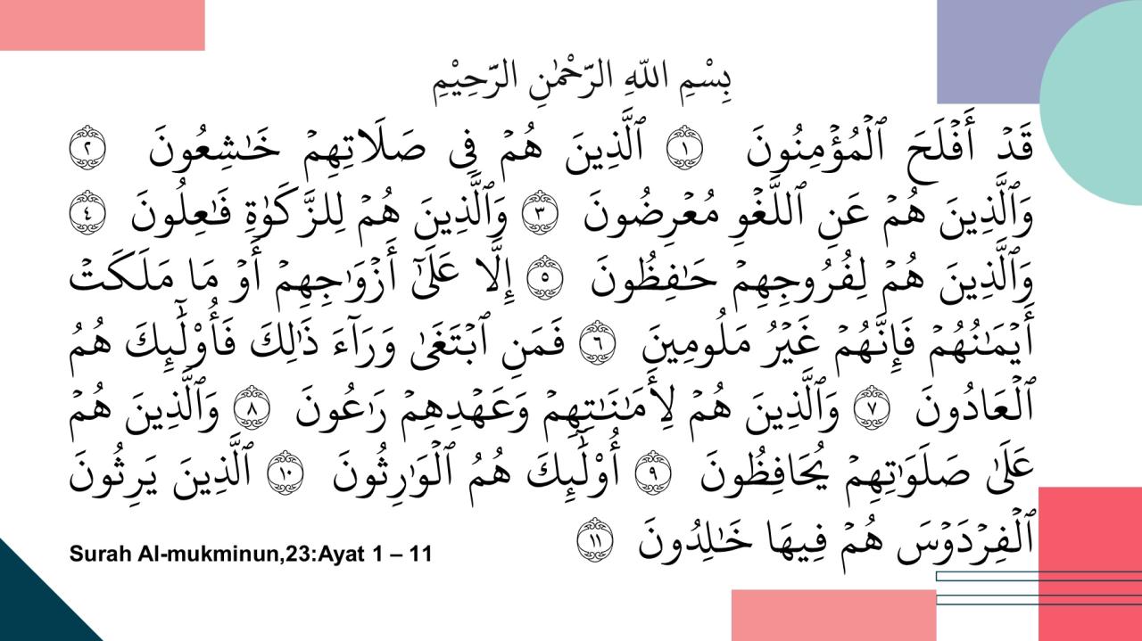 surat al mu minun ayat 1 11 latin terbaru