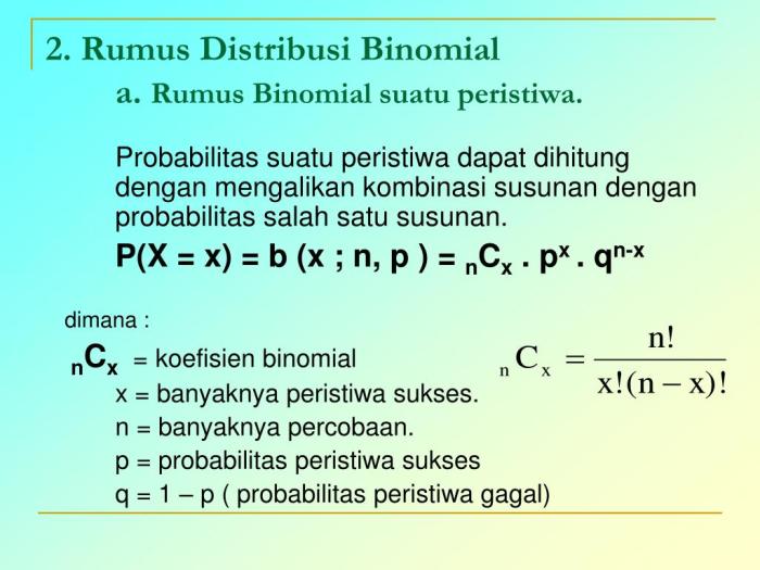 contoh soal distribusi binomial