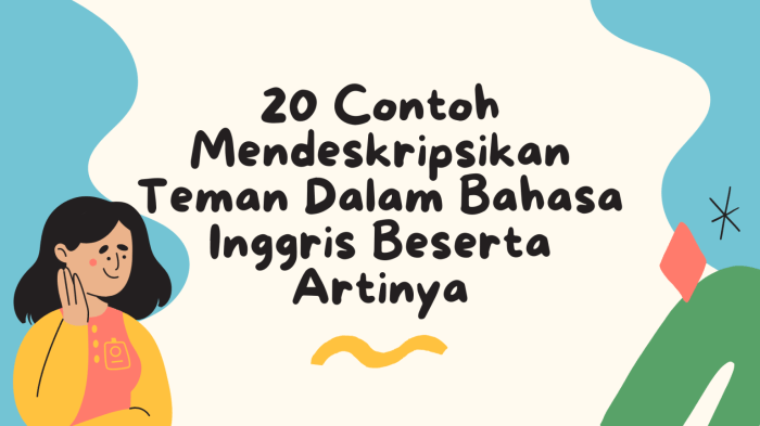 bahasa inggris teman mendeskripsikan teks benda