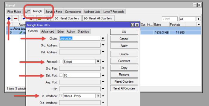 website web using mikrotik proxy block access redirect blocked option fill another just