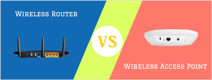 Perbedaan wireless router dan access point